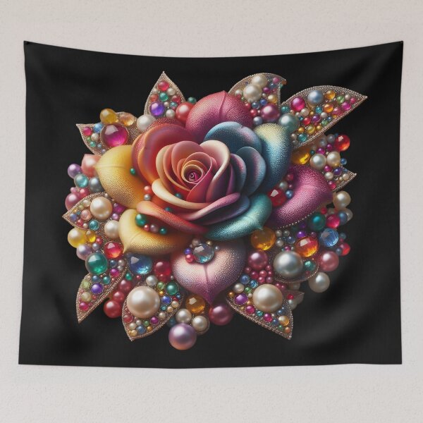 Item preview, Glistening Floral Harmony designed and sold by AI-Only Creations.