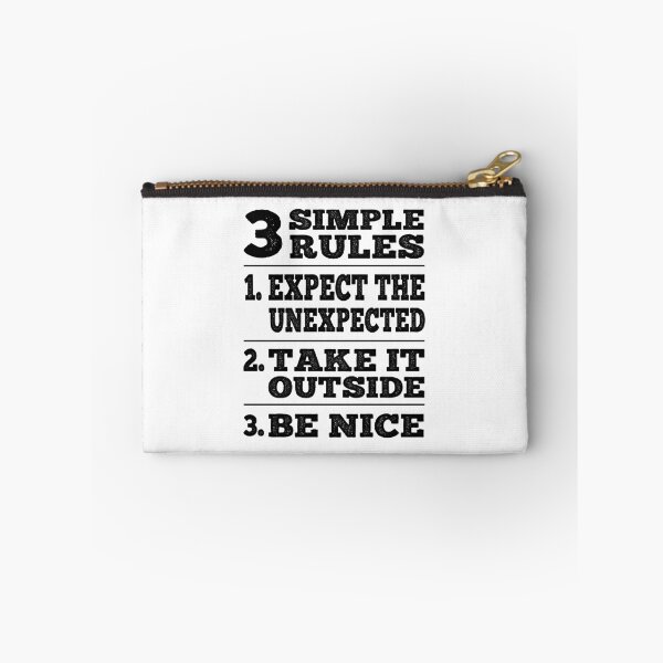 Item preview, 3 Simple Rules Funny Road House Movie Bar Sign Retro Typography  designed and sold by Bad Kitty Designz.