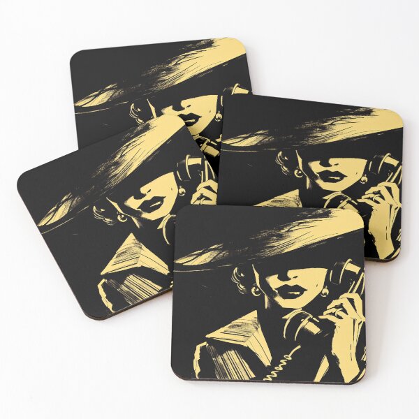 Item preview, Noir Mysterious Woman Call [Vintage, Retro] designed and sold by RESToRAPTOR.