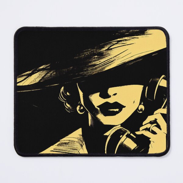 Item preview, Noir Mysterious Woman Call [Vintage, Retro] designed and sold by RESToRAPTOR.