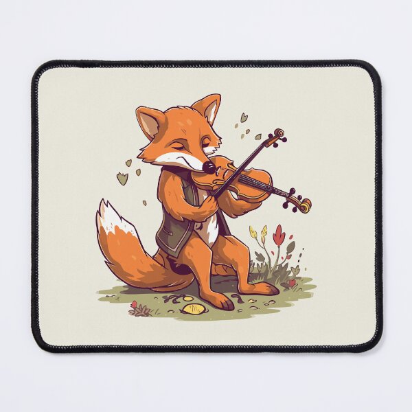 Item preview, Fox Playing Violin designed and sold by Amir Faysal.