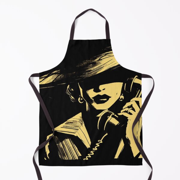 Item preview, Noir Mysterious Woman Call [Vintage, Retro] designed and sold by RESToRAPTOR.