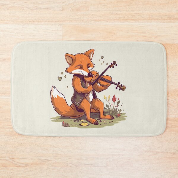 Item preview, Fox Playing Violin designed and sold by Amir Faysal.