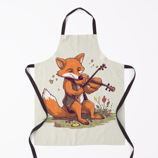 Item preview, Fox Playing Violin designed and sold by Amir Faysal.