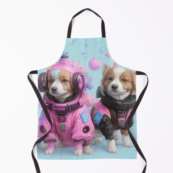 Item preview, Bubblegum space puppies designed and sold by treatsntrinkets.