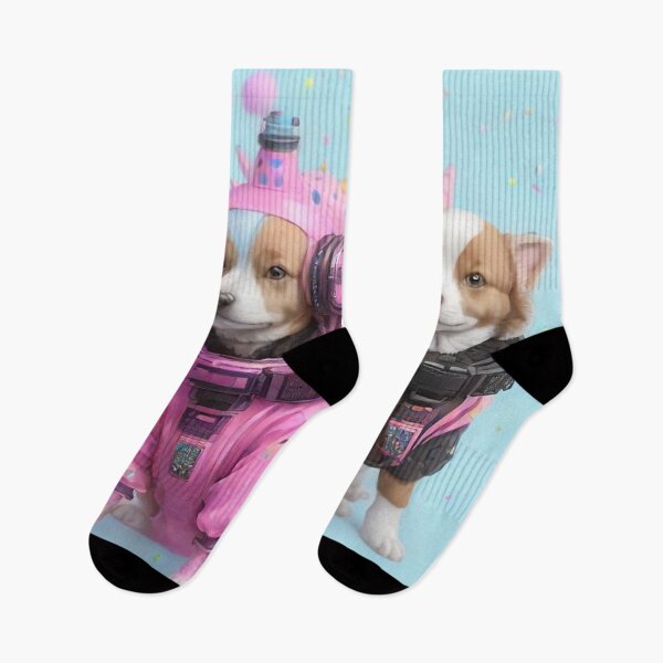 Item preview, Bubblegum space puppies designed and sold by treatsntrinkets.