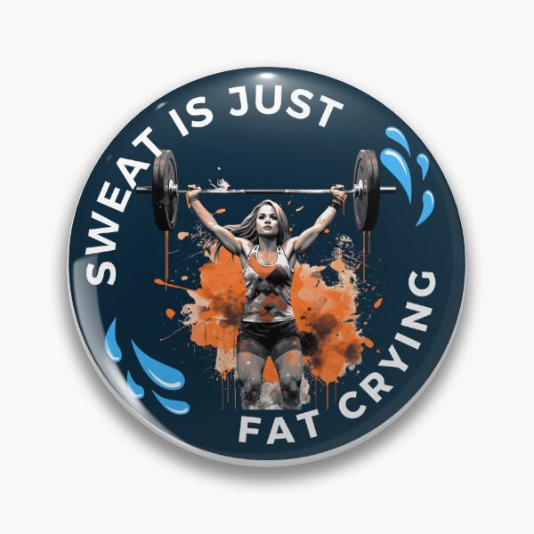 Item preview, Female Weightlifting: Sweat is Just Fat Crying designed and sold by Stock-Wave.