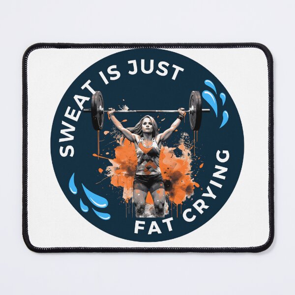 Item preview, Female Weightlifting: Sweat is Just Fat Crying designed and sold by Stock-Wave.
