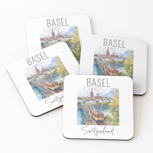 Item preview, Watercolor Design of Basel - Switzerland  designed and sold by Sketch-Shack.