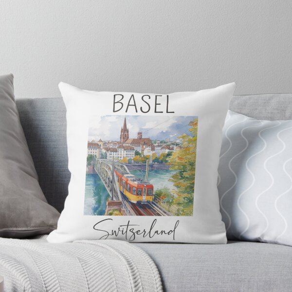 Item preview, Watercolor Design of Basel - Switzerland  designed and sold by Sketch-Shack.
