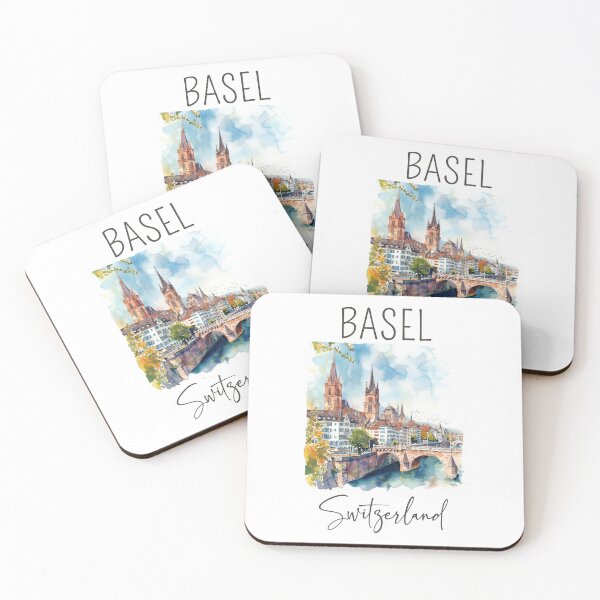 Item preview, Watercolor Design of Basel - Switzerland  designed and sold by Sketch-Shack.