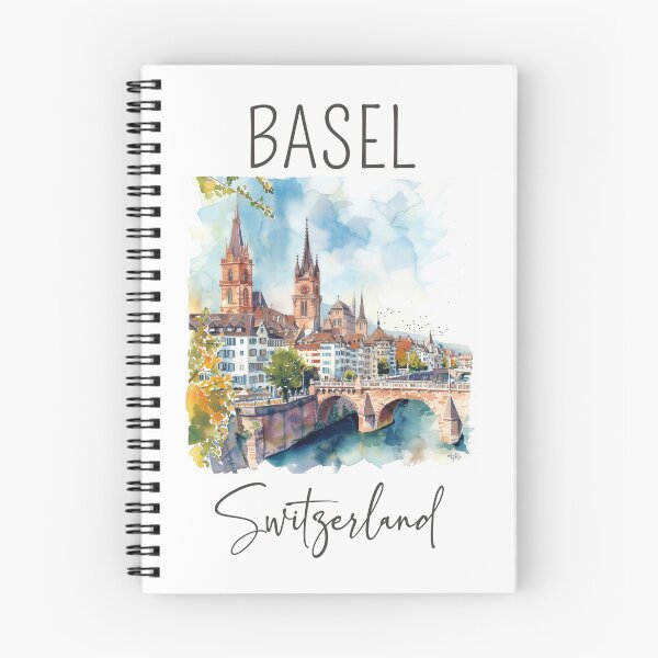 Item preview, Watercolor Design of Basel - Switzerland  designed and sold by Sketch-Shack.