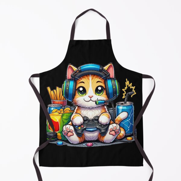 Item preview, Gamer Cat in Intense Gaming Session designed and sold by lAnJefurtifeu.