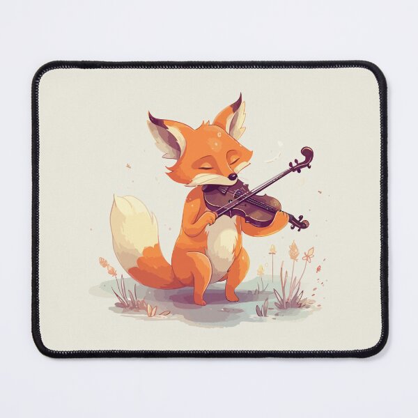 Item preview, Fox Playing Violin designed and sold by Amir Faysal.