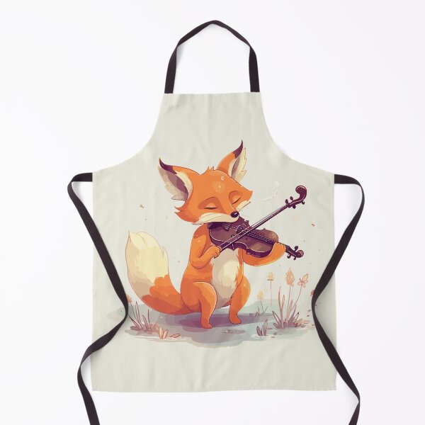 Item preview, Fox Playing Violin designed and sold by Amir Faysal.