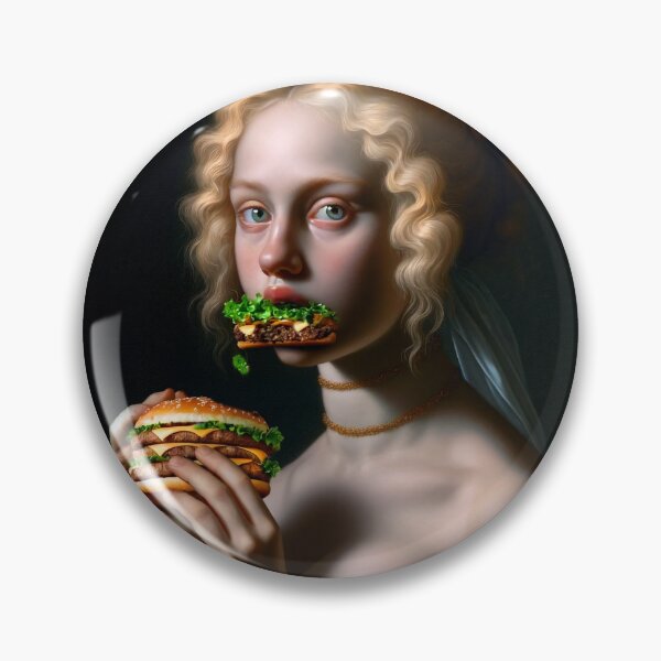 Artikelvorschau, Veränderte Kunstfrau mit Hamburger entworfen und verkauft von PyxieZen.