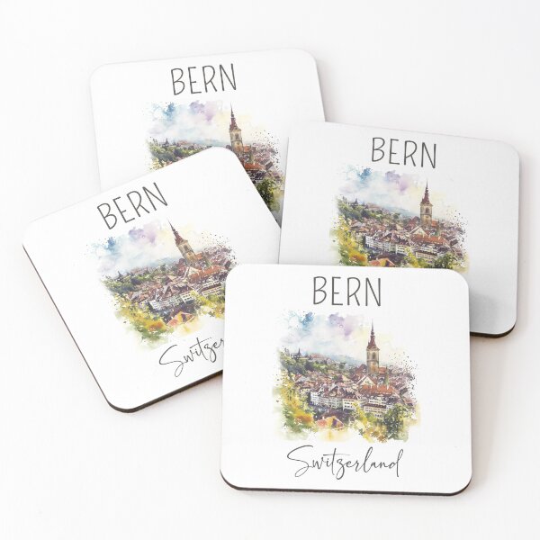 Item preview, Watercolor Design of Bern - Switzerland  designed and sold by Sketch-Shack.