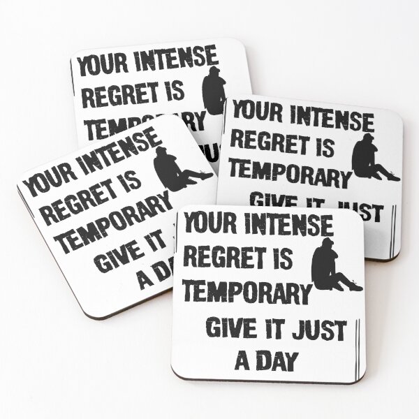 Item preview, Regret, remorse and rupture are part of life, feel them one day. designed and sold by ImagineYourART ⭐️⭐️⭐️⭐️⭐️.
