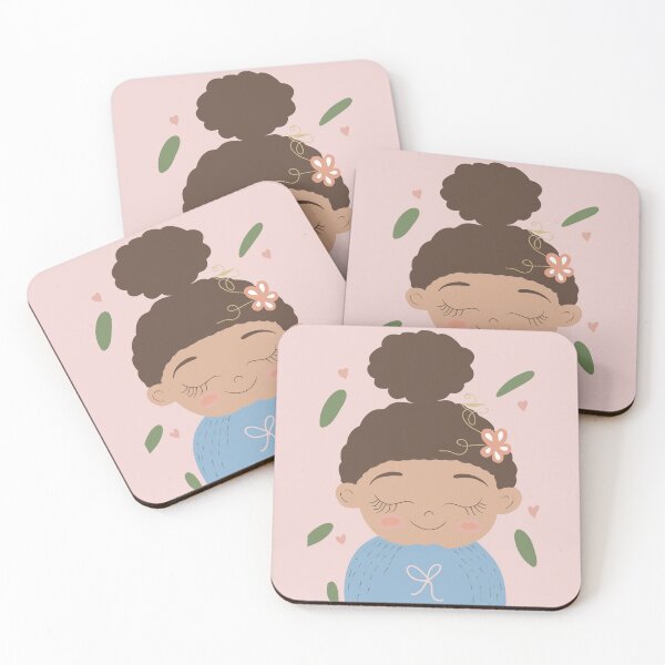 Item preview, Adorable dreamy black girl designed and sold by JakoRila.