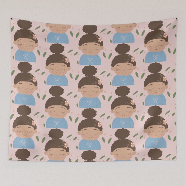 Item preview, Adorable dreamy black girl designed and sold by JakoRila.