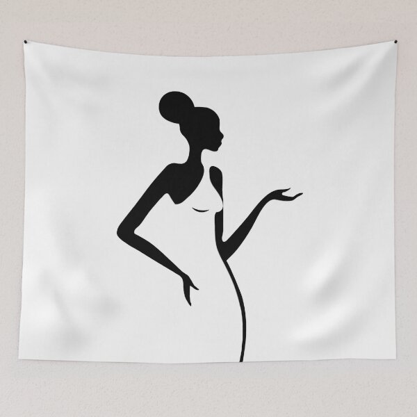 Item preview, Afro Women silhouette, black girl image for hydro stickers, iphone cases designed and sold by LiluGross.