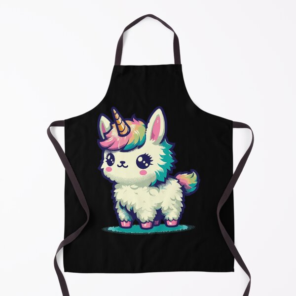 Item preview, Kawaii rainbow llamacorn unicorn llama designed and sold by TomFrontierArt.