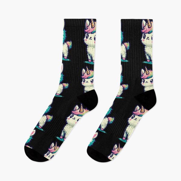 Item preview, Kawaii rainbow llamacorn unicorn llama designed and sold by TomFrontierArt.