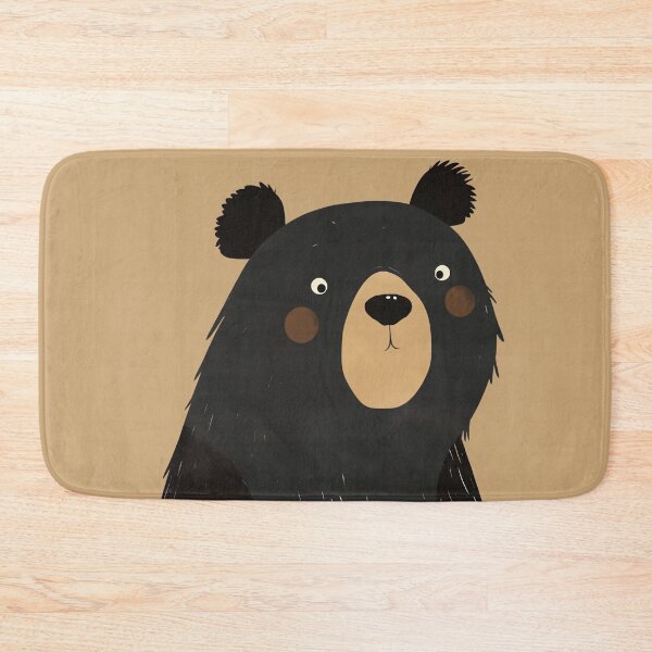 Item preview, Black Bear Children Illustration designed and sold by EnchantArtCo.