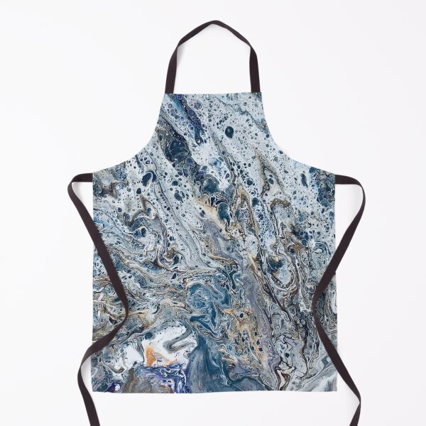 Item preview, Vivid Cool Marbled Golden Fluid Pour designed and sold by v-art9.