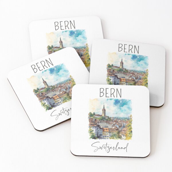 Item preview, Watercolor Design of Bern - Switzerland  designed and sold by Sketch-Shack.
