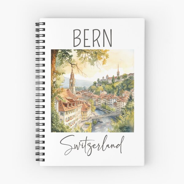 Item preview, Watercolor Design of Bern - Switzerland  designed and sold by Sketch-Shack.