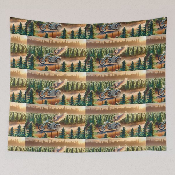 Item preview, "Chopper Angel Amidst Giant Cannabis Trees" designed and sold by Aidesign77.
