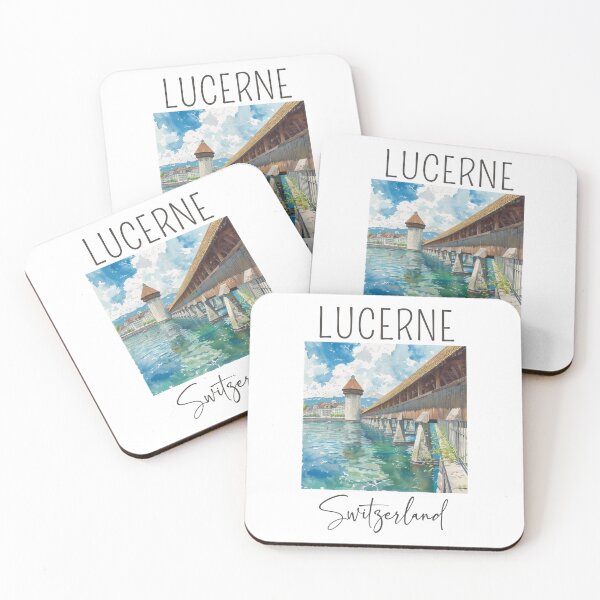 Item preview, Watercolor Design of Lucerne - Switzerland  designed and sold by Sketch-Shack.