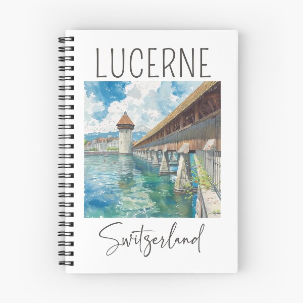 Item preview, Watercolor Design of Lucerne - Switzerland  designed and sold by Sketch-Shack.