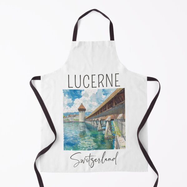 Item preview, Watercolor Design of Lucerne - Switzerland designed and sold by Sketch-Shack.