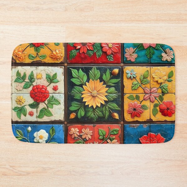 Item preview, Folk Garden Mosaic designed and sold by stevepmp.
