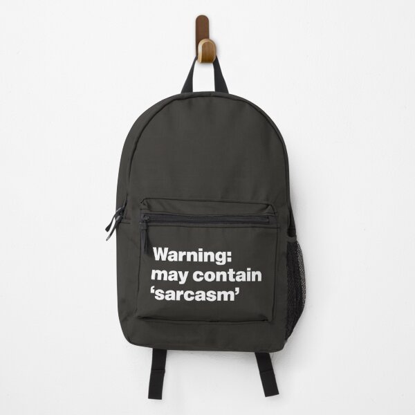 Item preview, Warning: May Contain Sarcasm designed and sold by nancycrazy.