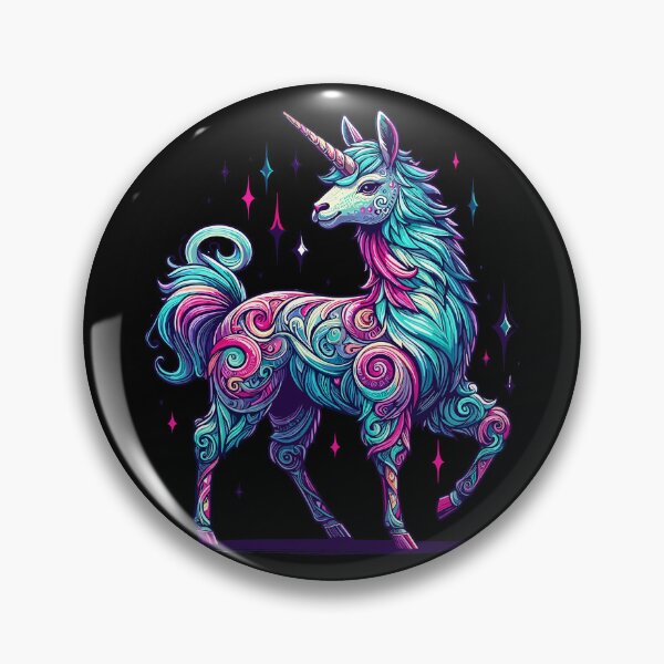 Item preview, Trendy Doodle rainbow llamacorn unicorn llama designed and sold by TomFrontierArt.