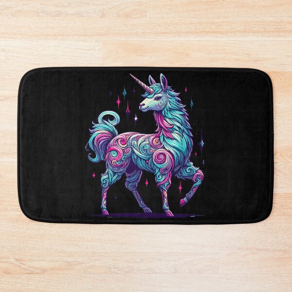 Item preview, Trendy Doodle rainbow llamacorn unicorn llama designed and sold by TomFrontierArt.