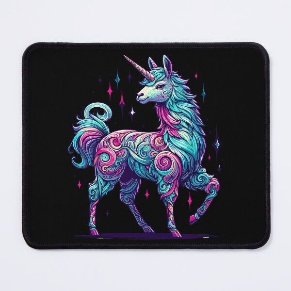Item preview, Trendy Doodle rainbow llamacorn unicorn llama designed and sold by TomFrontierArt.