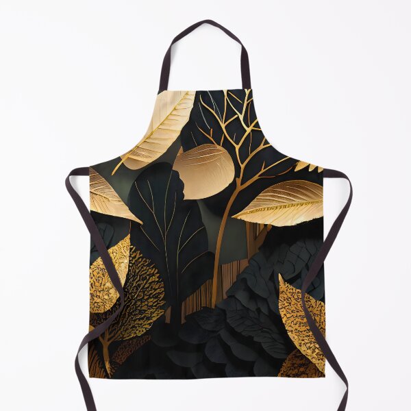 Item preview, Leaf, Leaves, Forest, Foliage, Nature, Tree, Plants, Gold, Layered Paper, Paper Cut, Black designed and sold by Golden-Feathers.