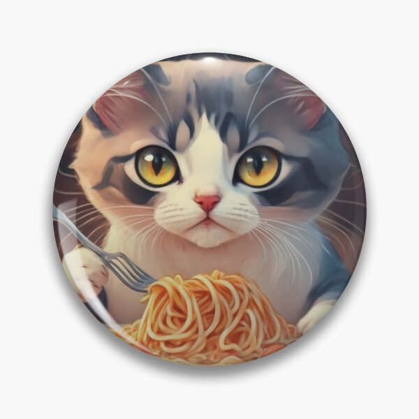 Item preview, Cat Eating Spaghettis designed and sold by VoxVirtuoso.