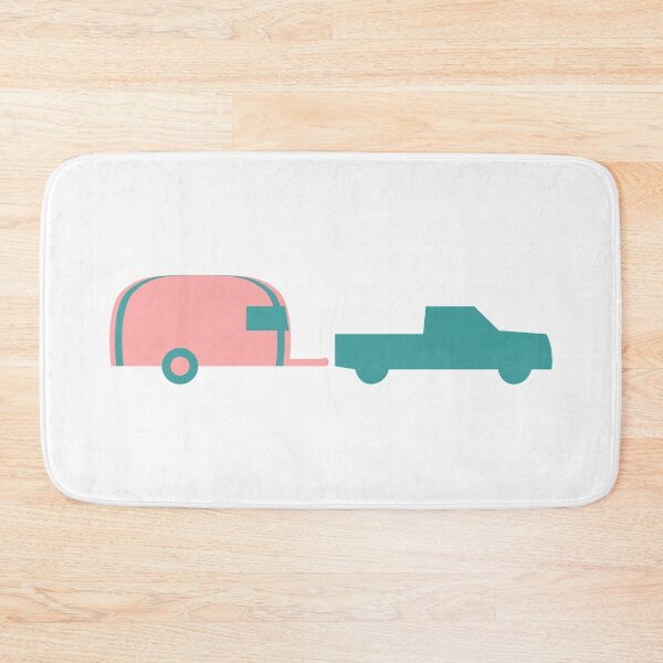 Item preview, Truck Towing Airstream - Retro Colors designed and sold by Jon Mardin.