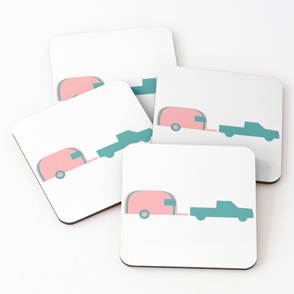 Item preview, Truck Towing Airstream - Retro Colors designed and sold by Jon Mardin.