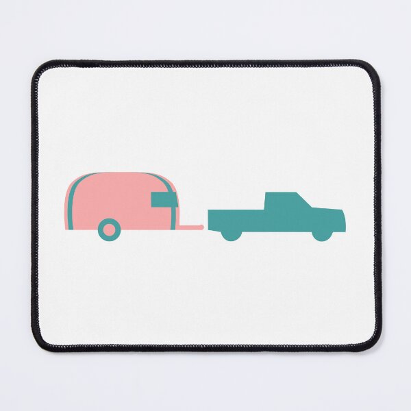 Item preview, Truck Towing Airstream - Retro Colors designed and sold by Jon Mardin.