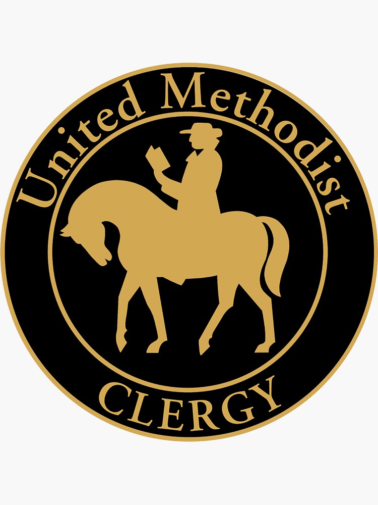 Thumbnail 3 of 3, Sticker, United Methodist Clergy designed and sold by Abbmay97.