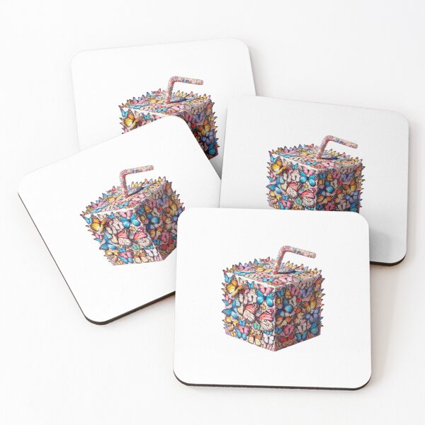 Item preview, Whimsical Butterfly Milk Carton Art designed and sold by mymagicstoreus.