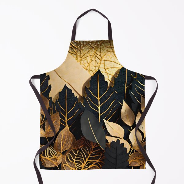 Item preview, Leaf, Leaves, Forest, Foliage, Nature, Tree, Plants, Gold, Layered Paper, Paper Cut, Black designed and sold by Golden-Feathers.