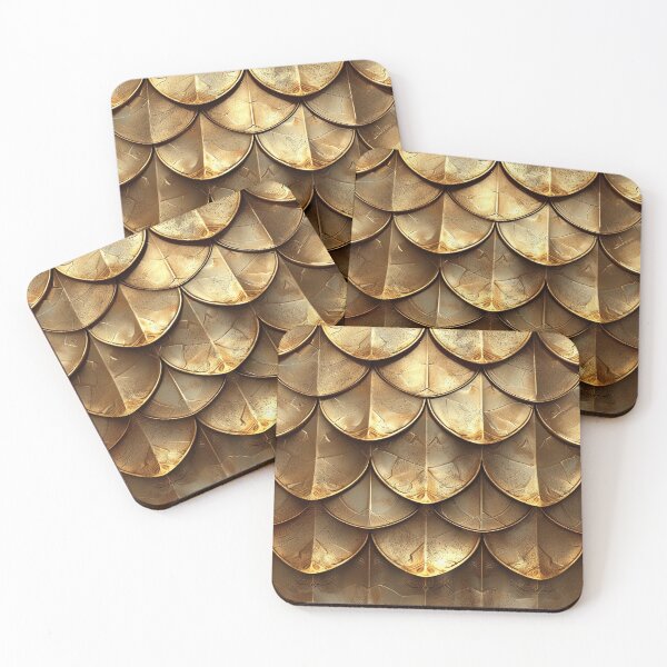 Item preview, Gold Scale Armor Pattern designed and sold by Reichcorp.