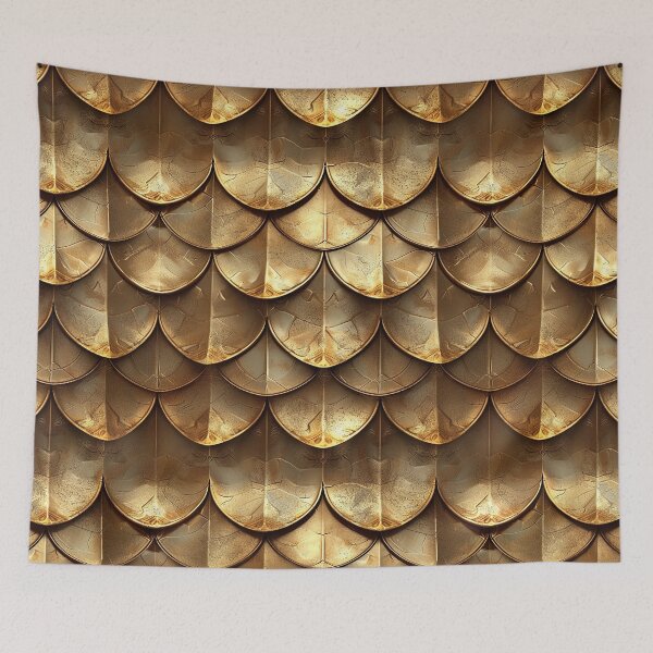 Item preview, Gold Scale Armor Pattern designed and sold by Reichcorp.